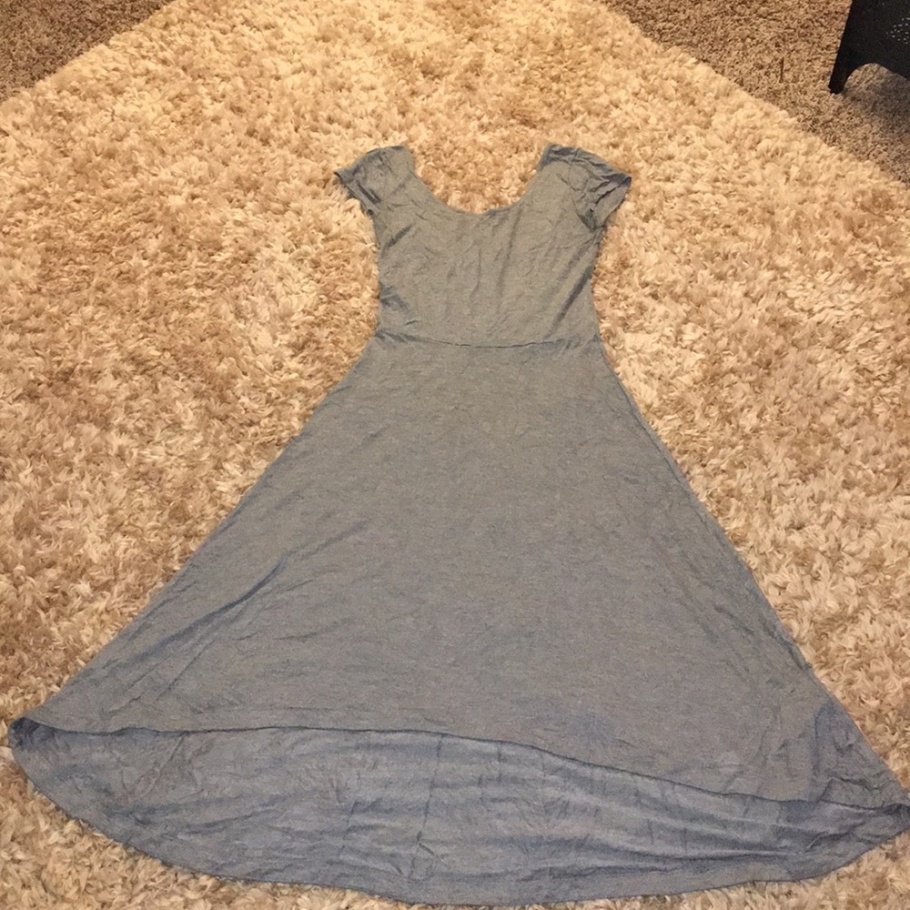 Gray High-Low Dress - Gap